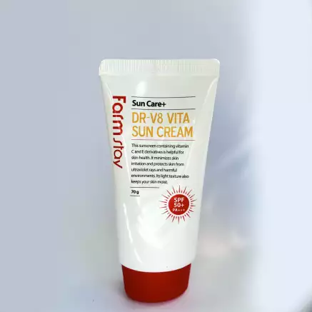 Фото Крем сонцезахисний Farm Stay DR-V8 Vita Sun Cream SPF 50+ PA+++ 70 ml