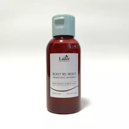 Фото Шампунь для росту волосся La’dor ROOT RE-BOOT AWAKENING SHAMPOO (Red Ginseng & Beer Yeast) 50 ml