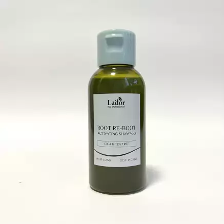 Фото Активуючий шампунь для жирної шкіри голови La’dor ROOT RE-BOOT ACTIVATING SHAMPOO (CICA & TEA TREE) 50 ml