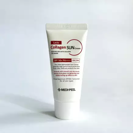 Фото Сонцезахисний крем з колагеном та лактобактеріями Medi-Peel Red Lacto Collagen Sun Cream SPF 50 50 ml