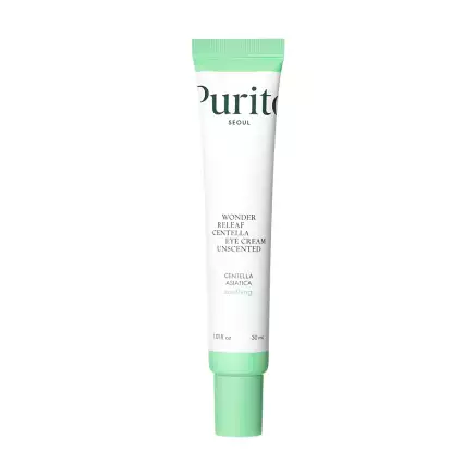 Фото Крем для повік з центеллою та пептидами без ефірних олій Purito Seoul Wonder Releaf Centella Eye Cream Unscented 30 ml