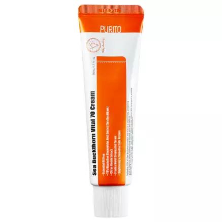 Фото Вітамінний освітлюючий крем з обліпихою Purito Seoul Sea Buckthorn Vital 70 Cream 50 ml