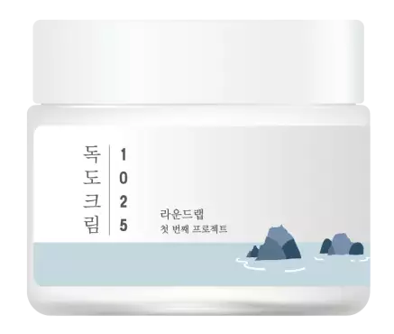 Фото Зволожуючий крем з морською водою для сухого типу шкіри ROUND LAB 1025 Dokdo Cream 80 ml