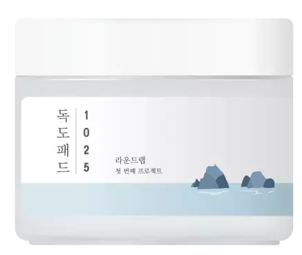 Фото Успокаивающие тонер-педы ROUND LAB 1025 Dokdo Pad 70 шт