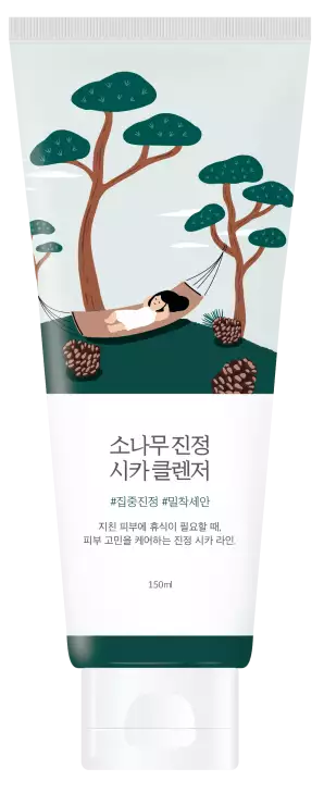 Фото Очищувальна пінка з екстрактом голок сосни ROUND LAB Pine Calming Cica Cleanser 150 ml