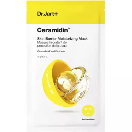 Фото Зволожуюча маска для обличчя з керамідами Dr. Jart+ Ceramidin Skin Barrier Moisturizing Mask 22 g