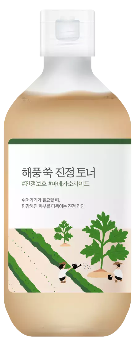 Фото Заспокійливий тонер з морським полином ROUND LAB Mugwort Calming Toner 300 ml