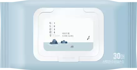 Фото Очищувальні серветки з морською водою ROUND LAB 1025 Dokdo Cleansing Tissue 30 шт
