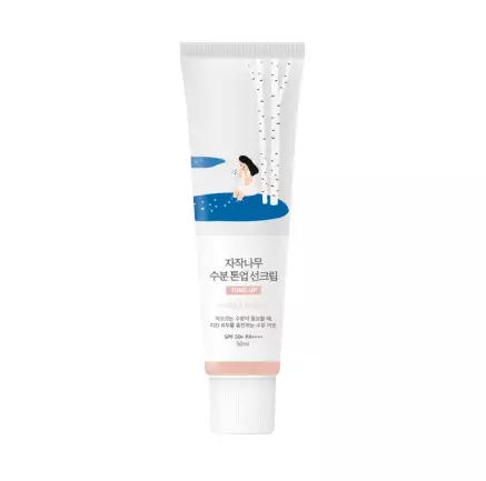 Фото Тонувальний сонцезахисний крем з березовим соком ROUND LAB Birch Juice Moisturizing Tone Up Sunscreen 50 ml