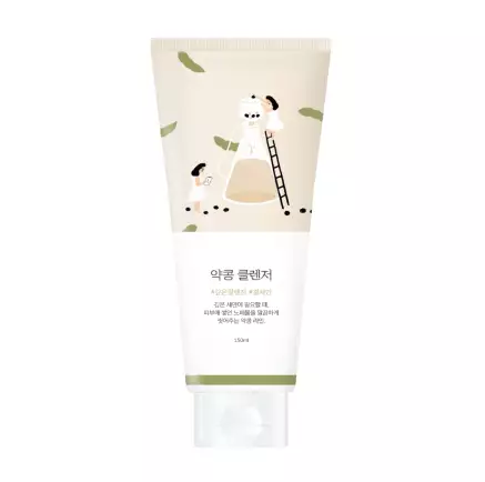 Фото Пінка для очищення шкіри з екстрактом чорних соєвих бобів ROUND LAB Soybean Сleanser 150 ml