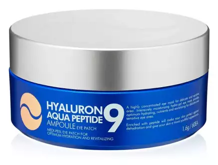 Фото Зволожуючі гідрогелеві патчі з пептидами Medi-Peel Hyaluron Aqua Peptide 9 Ampoule Eye Patch 60 шт