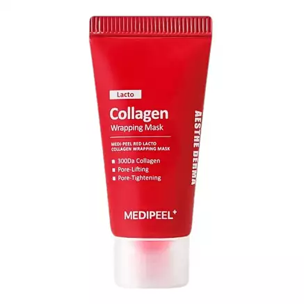 Фото Мініатюра маски-плівки  для звуження пор з колагеном Medi-Peel Red Lacto Collagen Wrapping Mask 15 ml