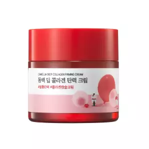 Фото Крем с коллагеном ROUND LAB Camellia Deep Collagen Firming Cream 50 ml