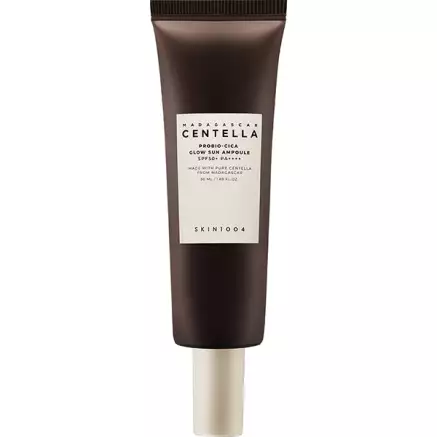 Фото Сонцезахисна відновлювальна сироватка SKIN1004 Madagascar Centella Probio-Cica Glow Sun Ampoule SPF50+ PA++++ 50 ml