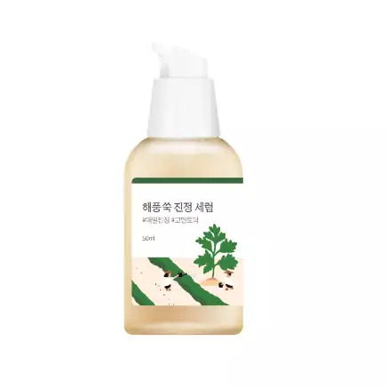 Фото Заспокійлива сироватка з морським полином ROUND LAB Mugwort Calming Serum 50 ml