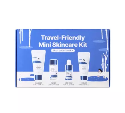 Фото Набір мініверсій засобів з березовим соком ROUND LAB Birch Juice Trial Kit