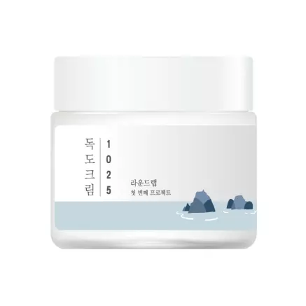 Фото Увлажняющий крем с морской водой для сухого типа коди ROUND LAB 1025 Dokdo Cream 80 ml