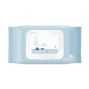 Фото Очищающие салфетки с морской водой ROUND LAB 1025 Dokdo Cleansing Tissue 30 sheets