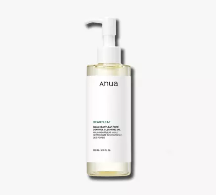 Фото Очищающее гидрофильное масло с экстрактом хауттюйнии ANUA Heartleaf Pore Control Cleansing Oil 200 ml