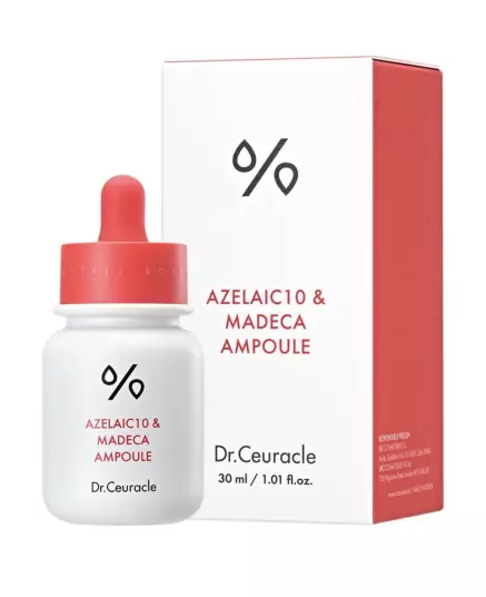 Фото Сыворотка с азелаиновой кислотой 10% и мадекасосидом Dr.Ceuracle Azelaic 10 & Madeca Ampoule 30 ml